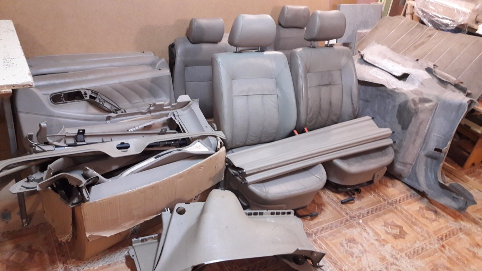 два салона на Passat b4 (1-беж. кожа, 2-ткань) 2