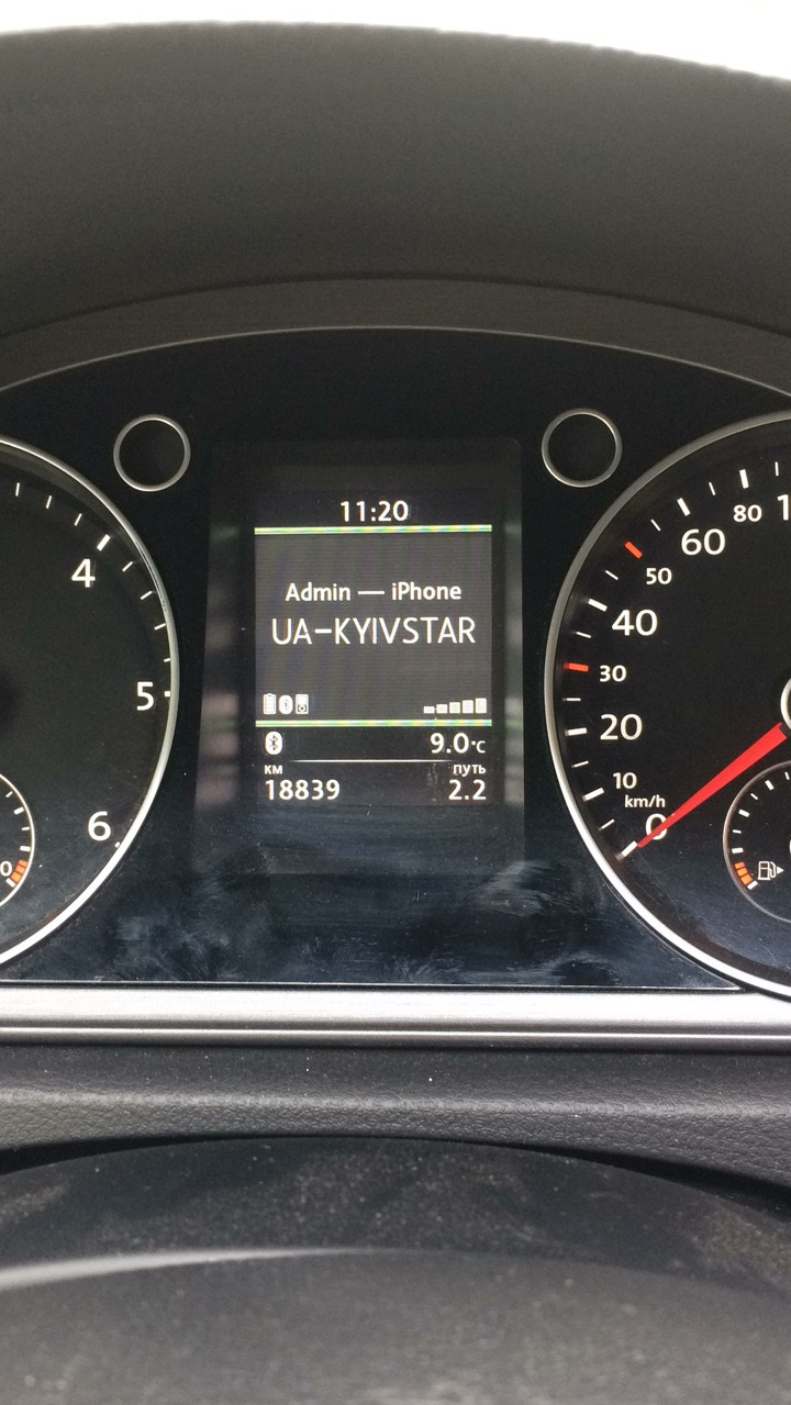 Доустановка штатної системи hands-free 7P6 035 730 L та підрульового блоку 3C0 953 549 AH 1