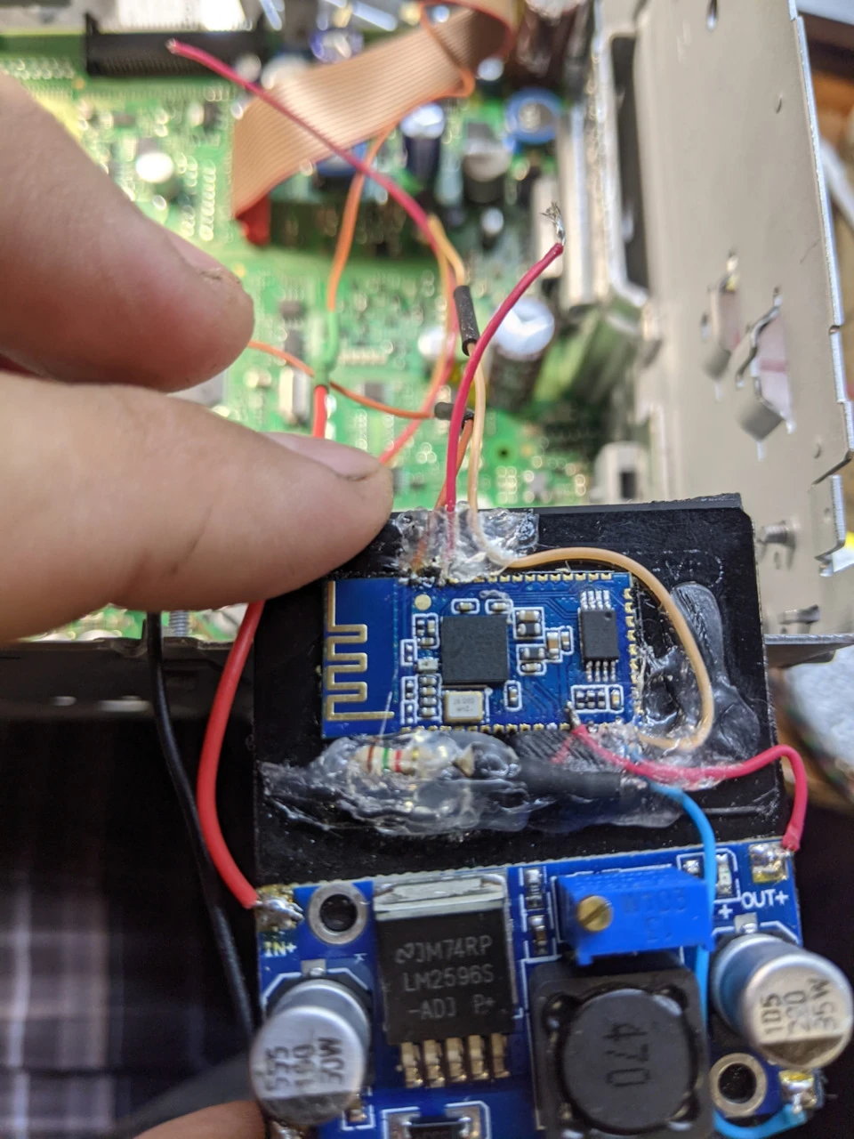 Установка Bluetooth у rcd-310