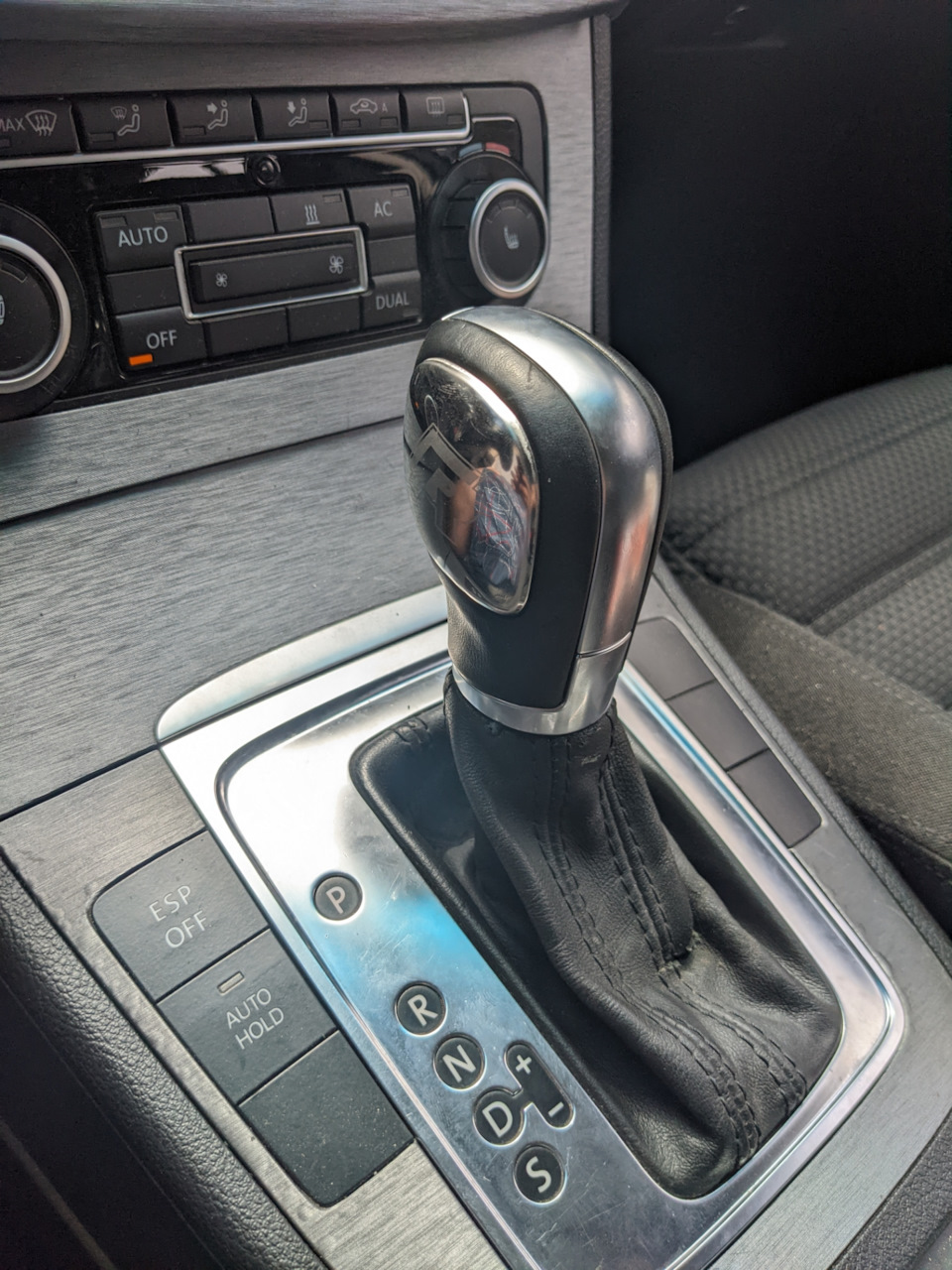Установка ручки АКПП від passat b7 3