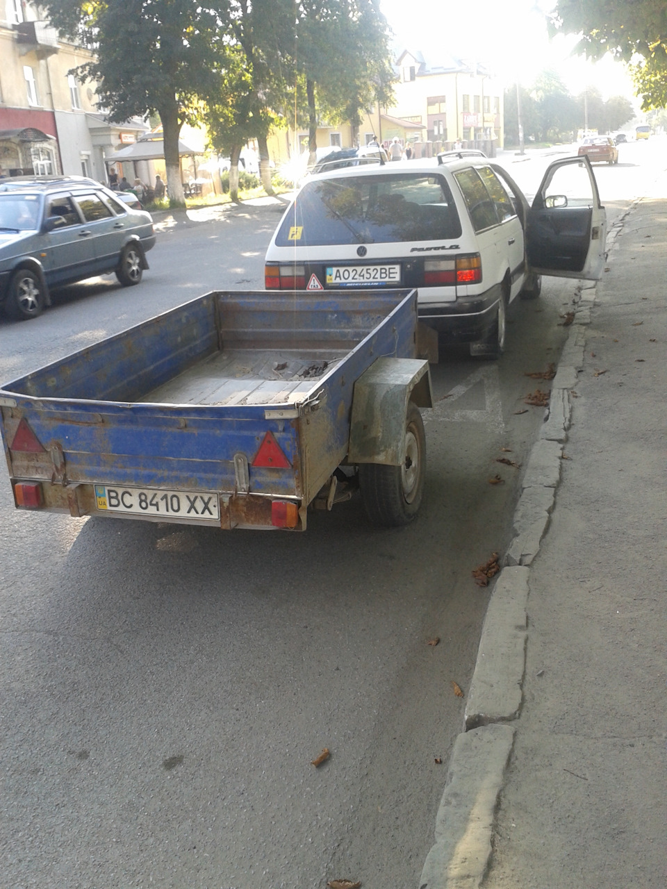 Вперше з причепом)) 1