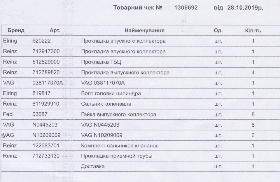Заміна прокладки? Ну типу того... 1