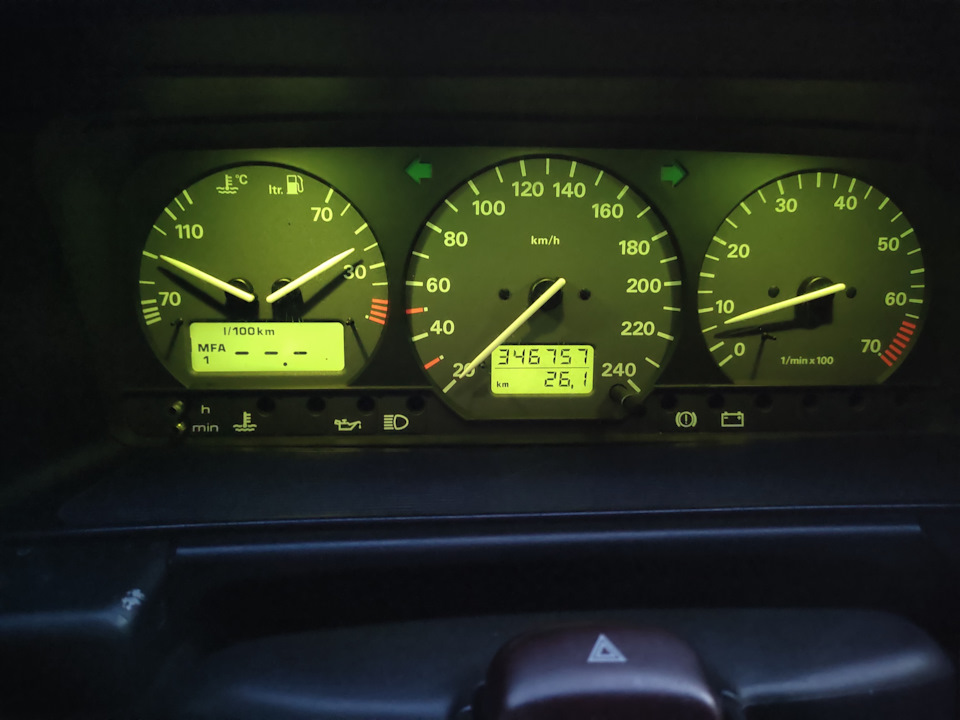 Приборка з MFA на Passat b4 2.0 ADY. 5