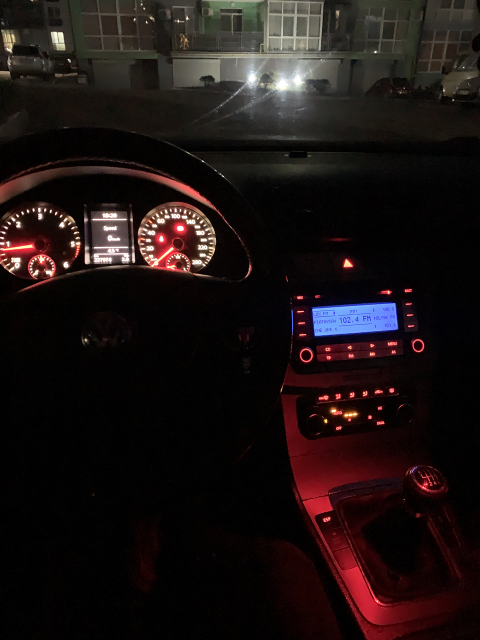 Приборка від CC у Passat b6 2
