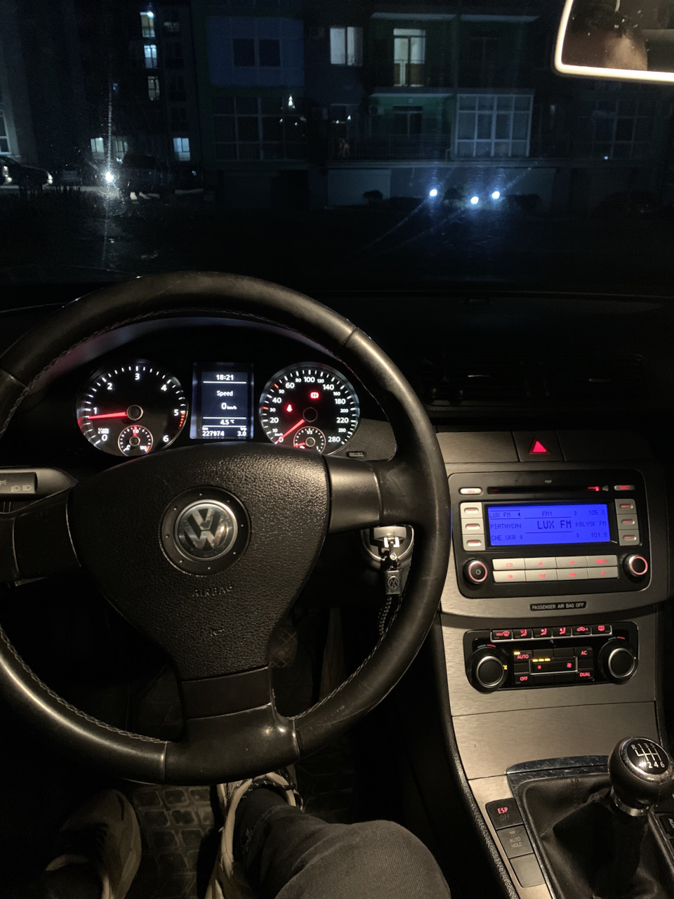 Приборка від CC у Passat b6 4