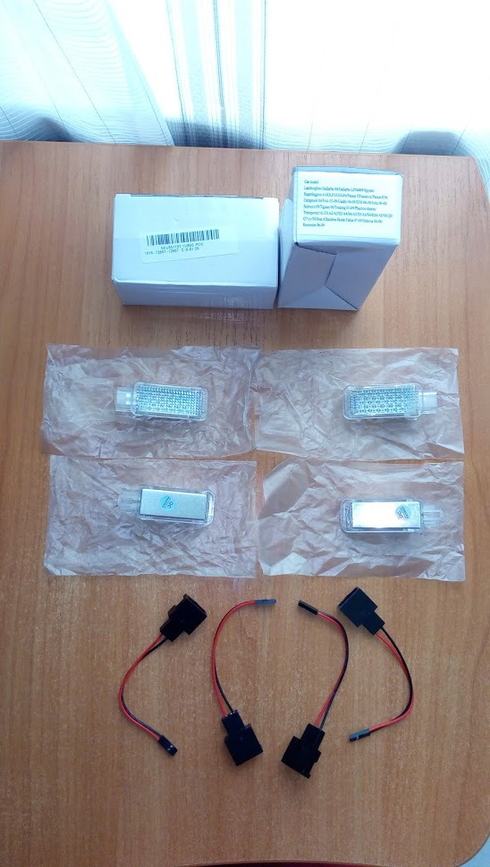 LED плафони підсвічування порогів 1
