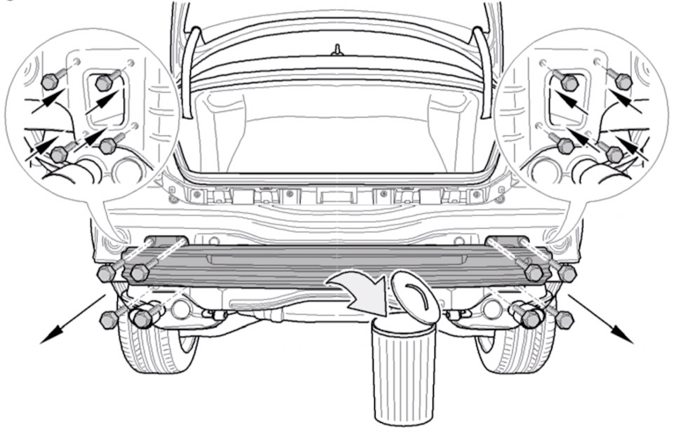 Встановлення оригінального фаркопу на vw passat b6 5
