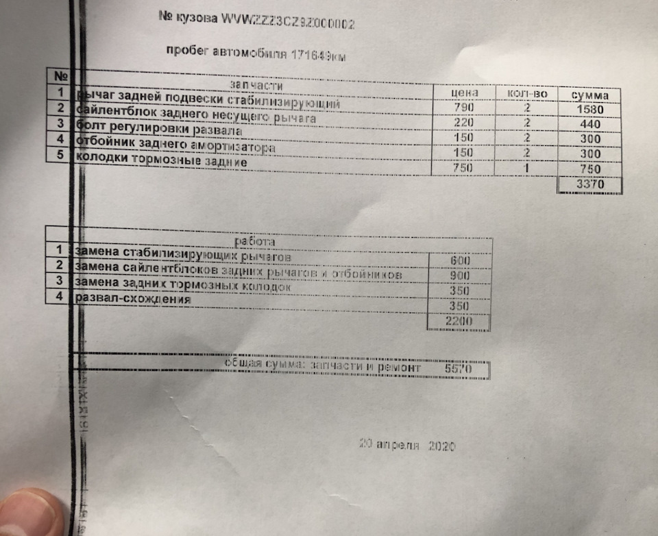 Перебір задньої підвіски 1