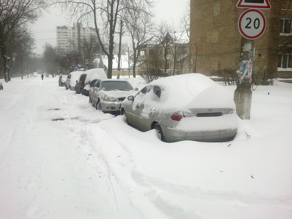 Снігопад у Києві 2