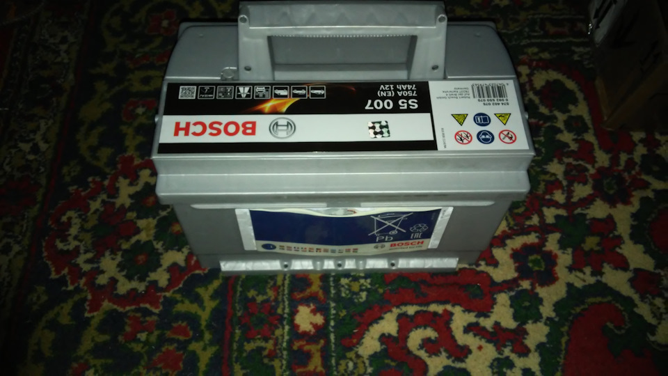 Акумулятор Bosch S5, 74Ah, 750A, 0092 S50070 5