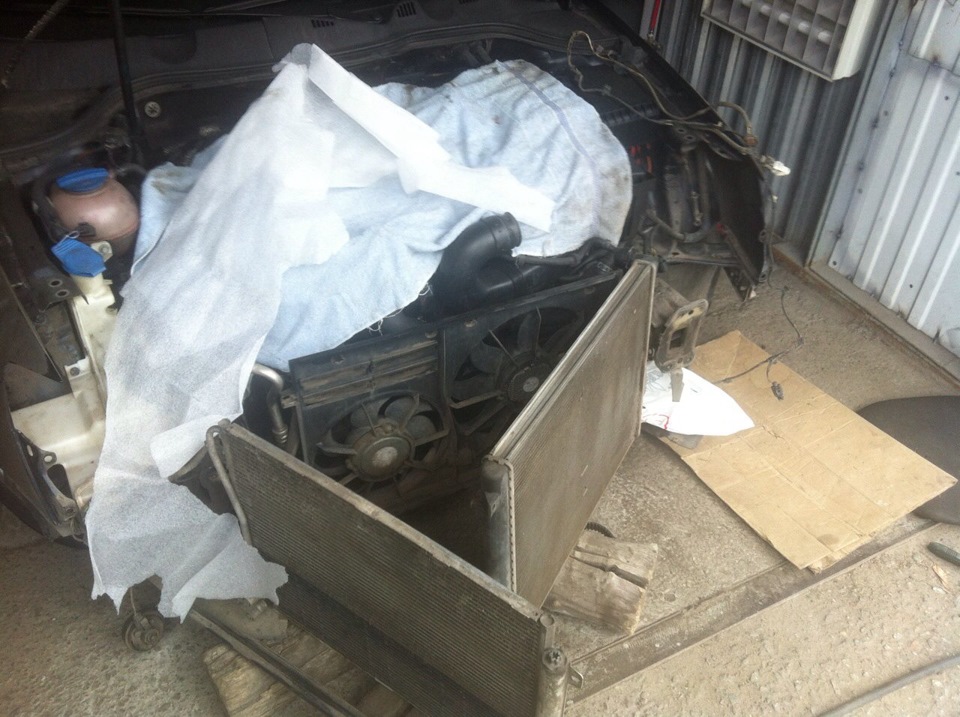 Чистка радіаторів Passat B6 1.8 tsi bzb 5
