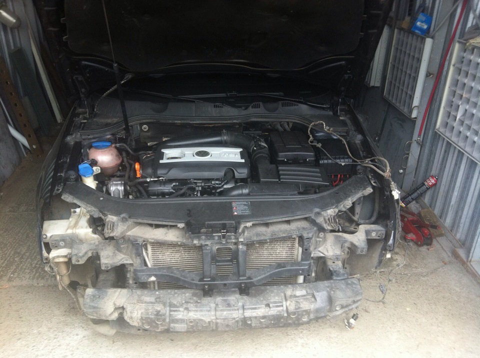 Чистка радіаторів Passat B6 1.8 tsi bzb 1