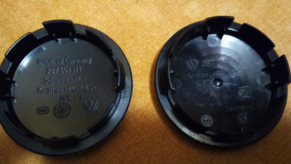 Заглушки ЦО диска. 3