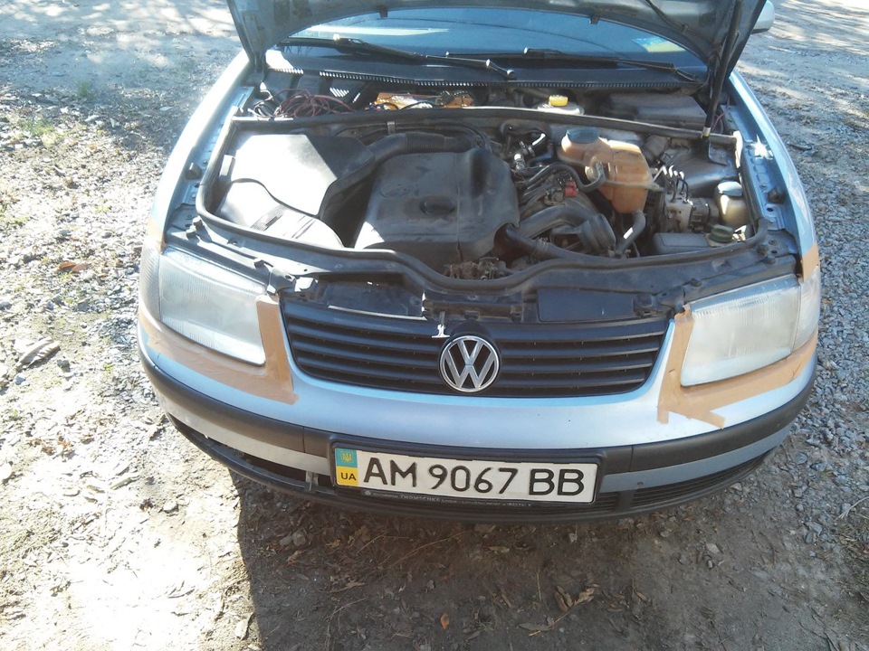 Поліровка фар Passat b5 1