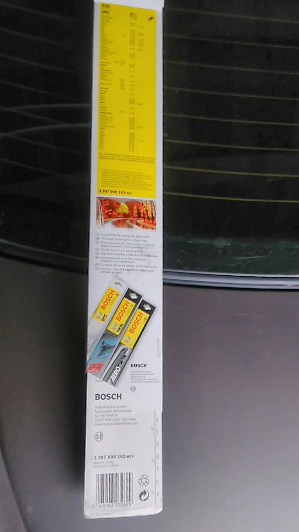 Щітка склоочисника Bosch 3