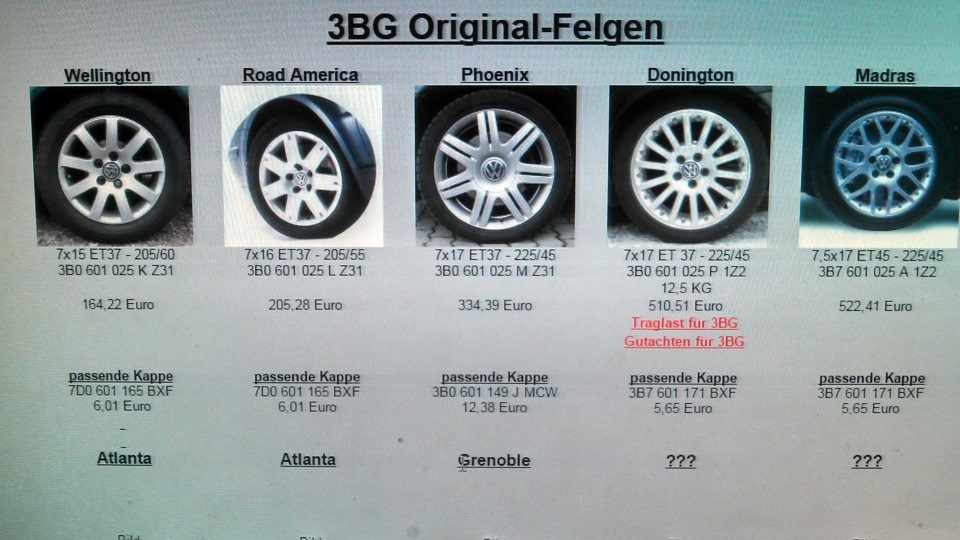 Літо!Original VW Passat B5.5 Phoenix 7j*17 H2 ET37 3
