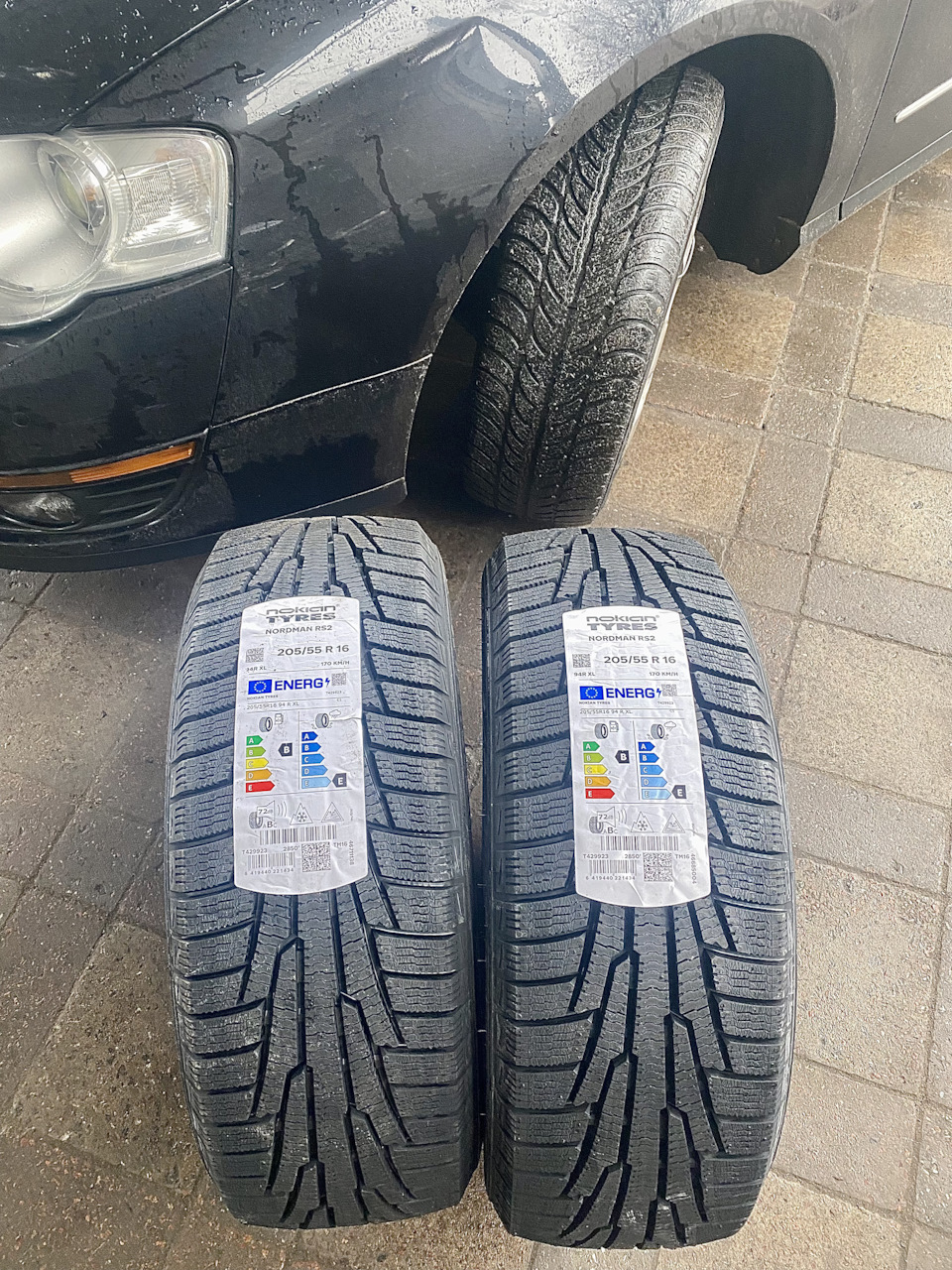 Взуваю пасатика в Nokian Nordman RS2 205/55 R16 94R XL 2