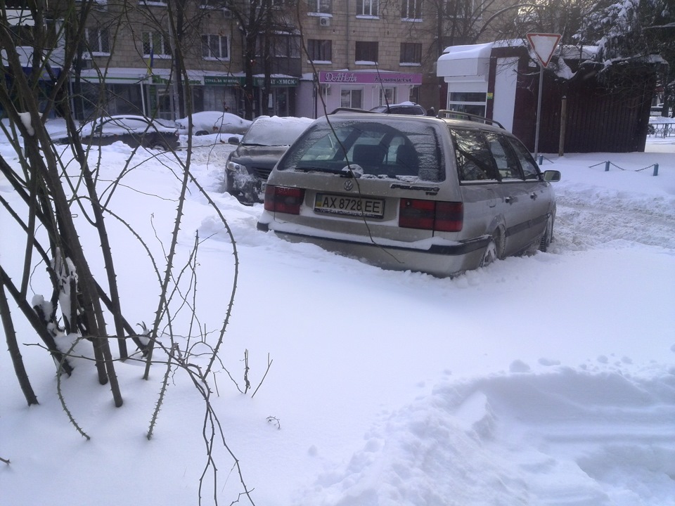 Трохи сніжка навалило 2