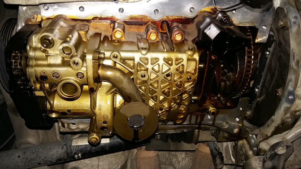 Інспекційний сервіс Passat B6, заміна завзятих підшипників з тарілками, тяги стабілізатора, ремонт зливної пробки масляного піддону + реанімація звукового сигналу 2