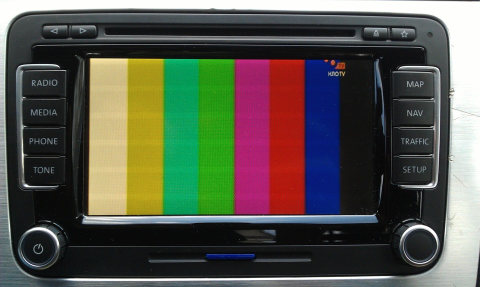 Підключення до RNS-510 позаштатного DVB-T2 ТВ-тюнера та задньої, передньої камери 1
