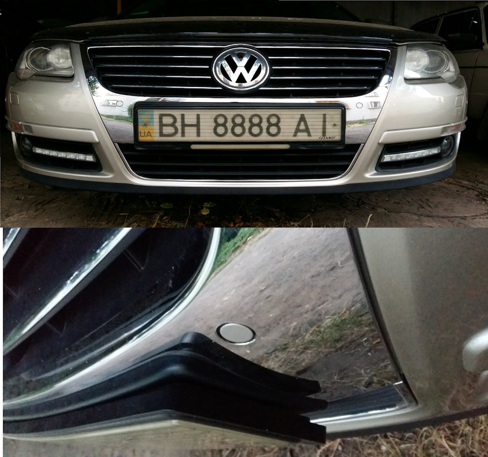 Встановлення OPS на седан Passat B6 4