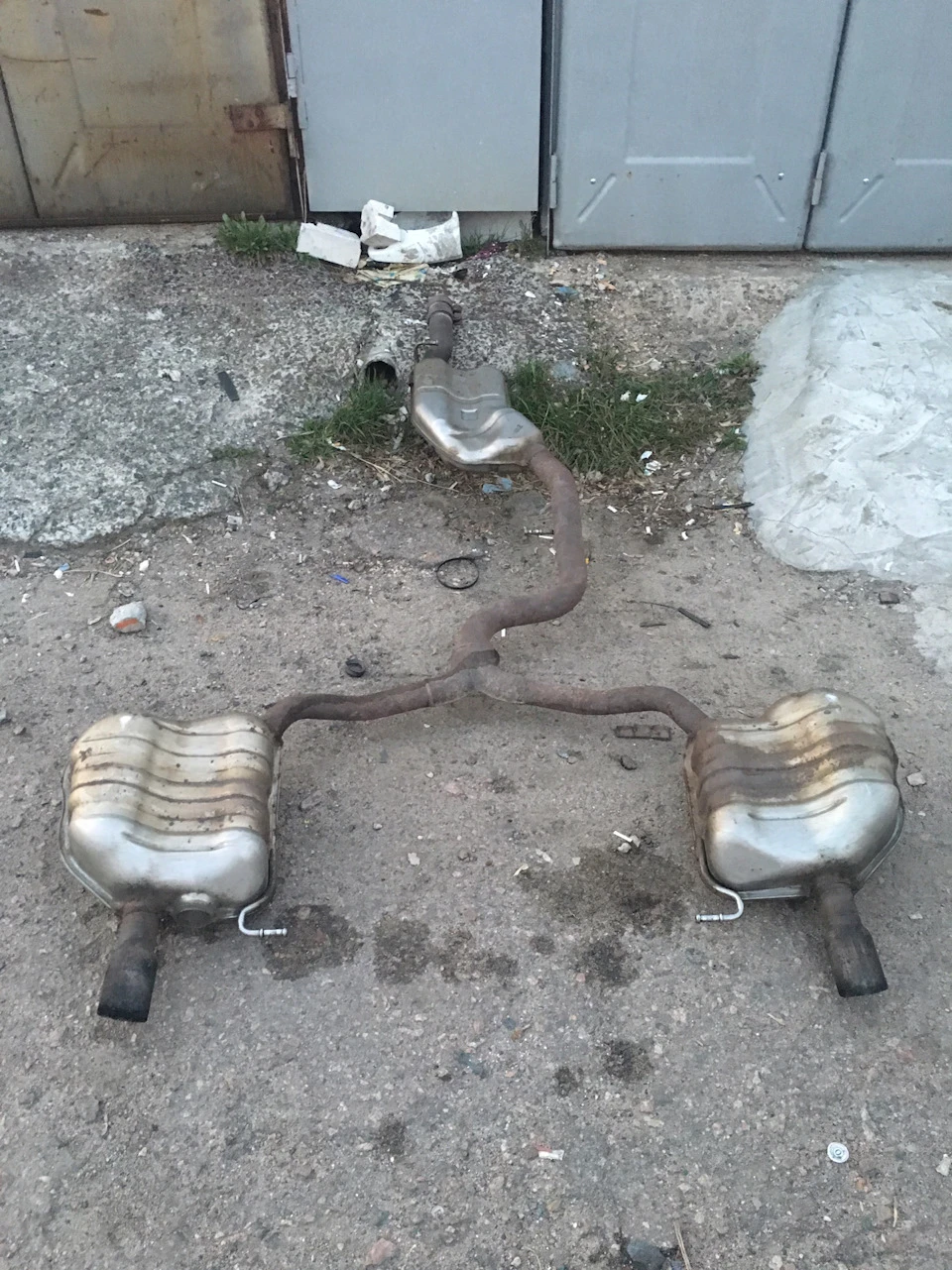 Встановлення вихлопу з 3.2)) Частина 1
