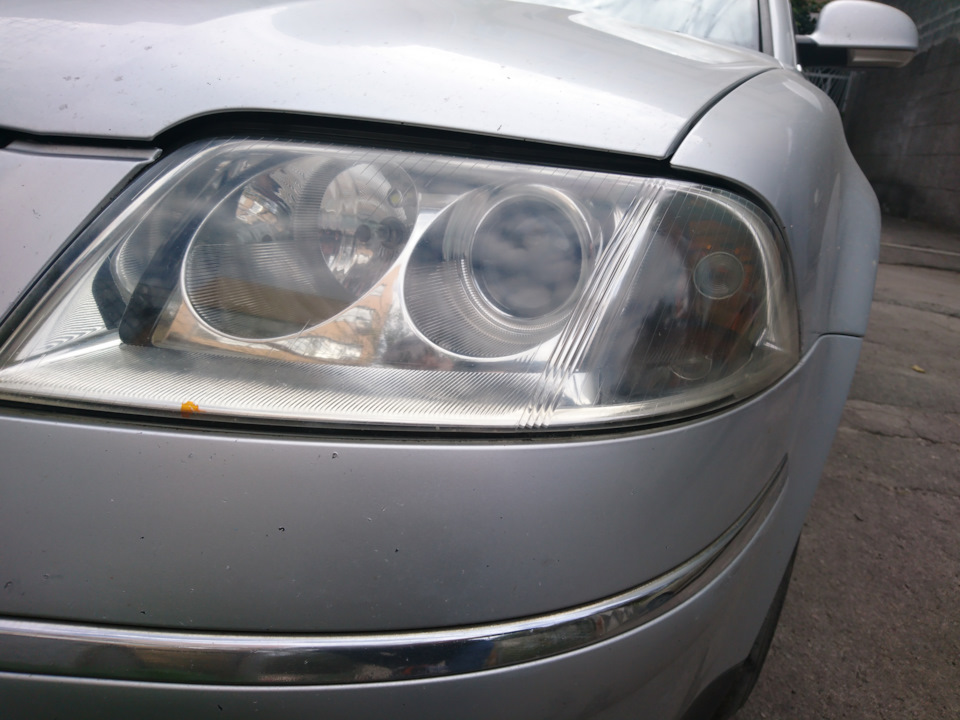 Як швидко зробити миттєве покращення каламутних фар Passat b5.5 2