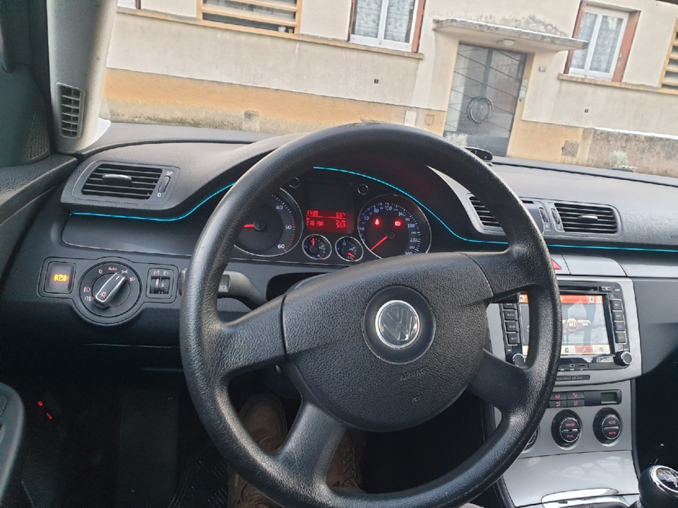 VW Passat B6 EL неонове підсвічування 5