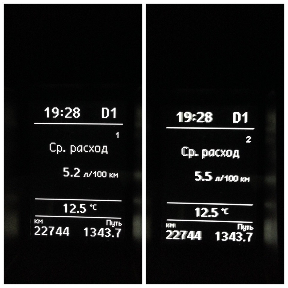 Витрата палива TDI 1