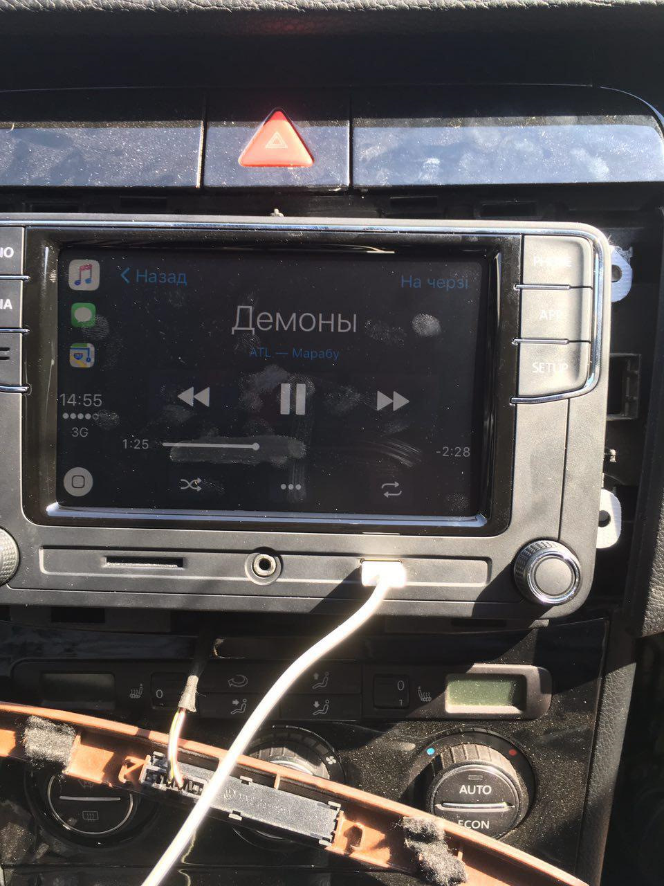 Заміна штатної RCD-300 на RCD-330 plus (Carplay) 2