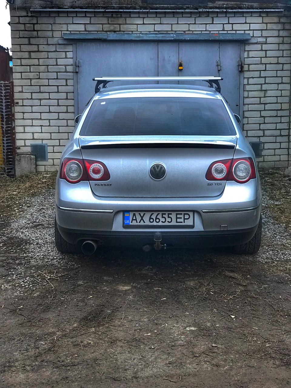 Подвійний вихлоп Passat b6 5