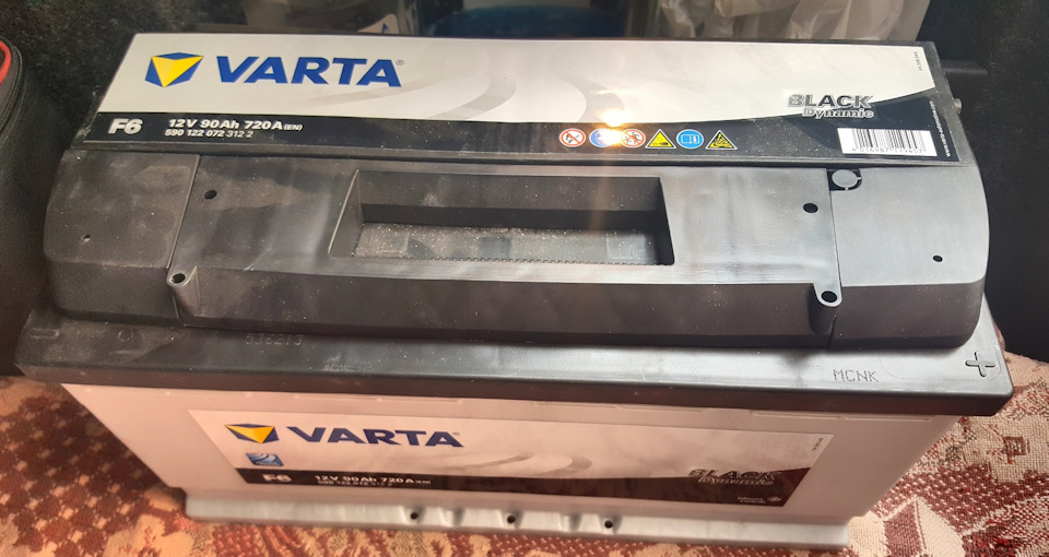 Заміна акумулятора на VARTA 90ah 720A Black Dynamic 2