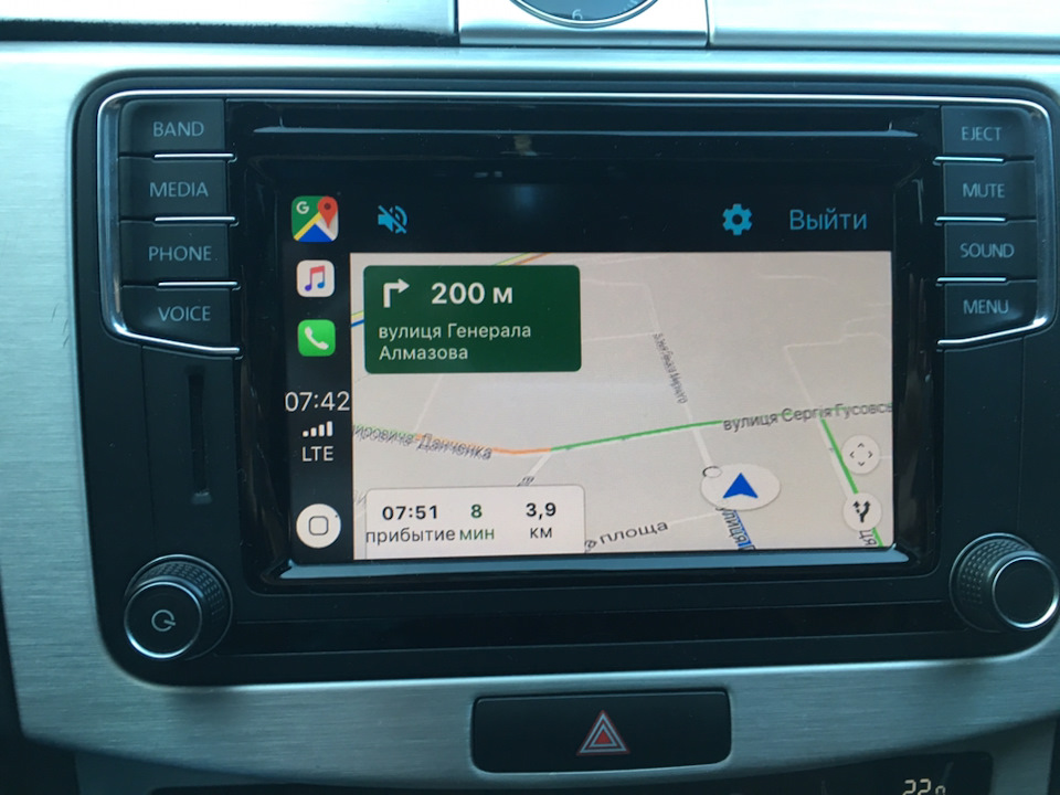CarPlay iOS 12 Google maps або перший пішов 4