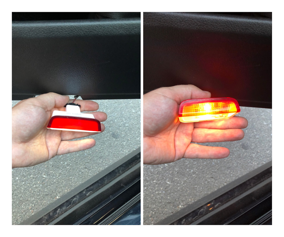 Підсвічування у дверях від passat b8 led 1