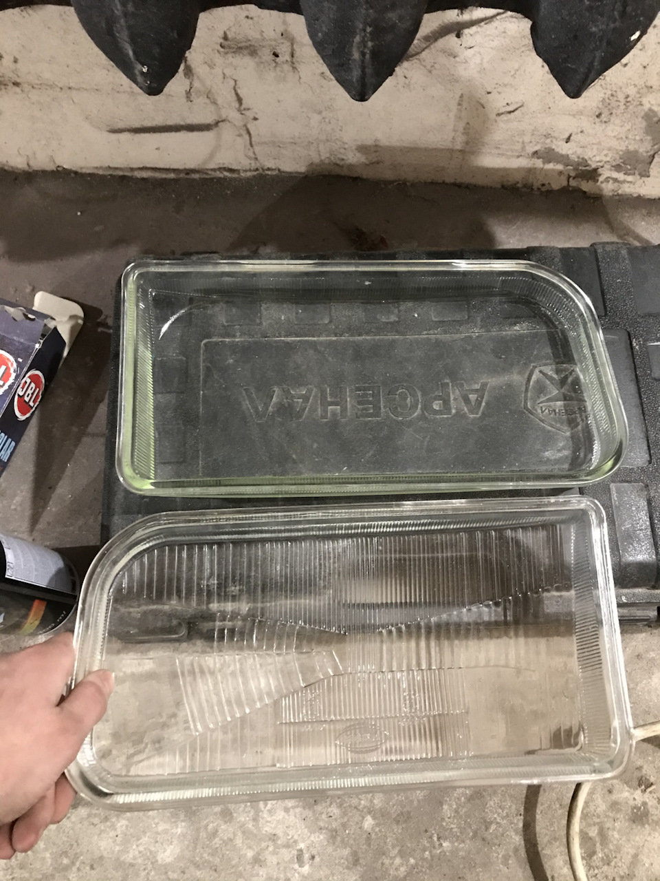 Установка 3 дюйми лінз у Passat b3 5