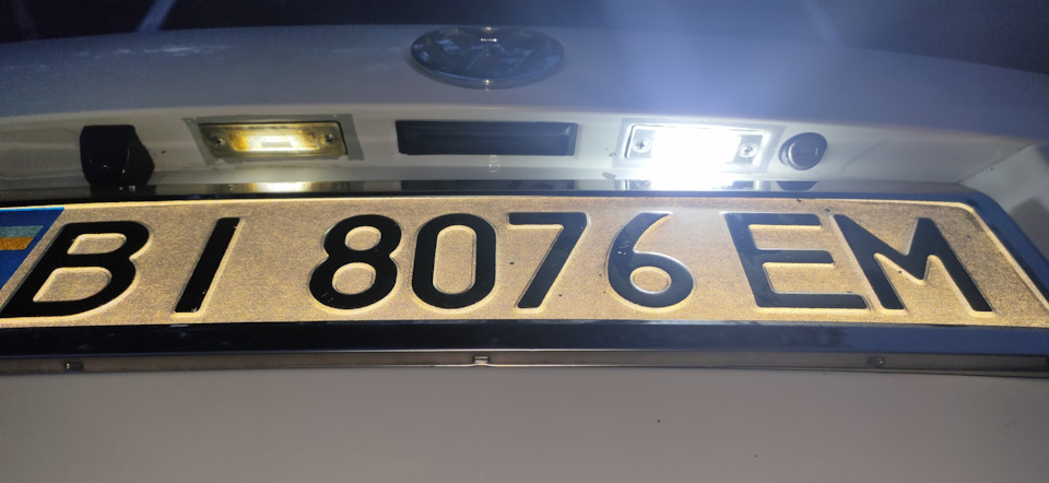 Підсвічування номерів Passat b5+ 2