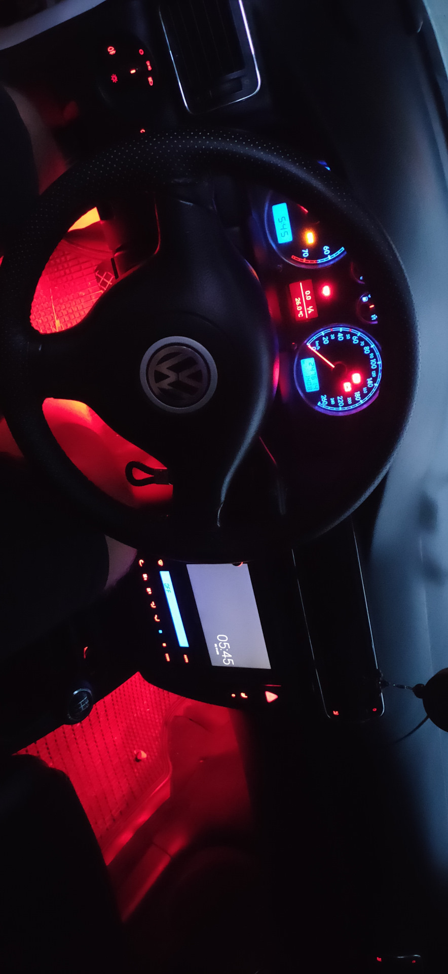Встановлення rgb габаритів та підсвічування салону Passat b5+ 1