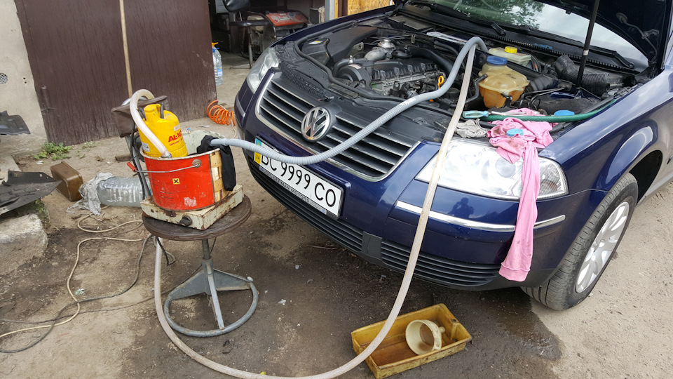 Промивка пічки Passat б5 або готуємось до зими! 3