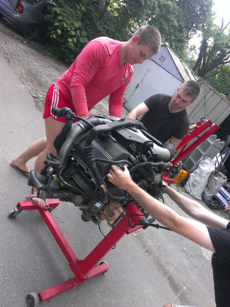 Прикладка движка 3