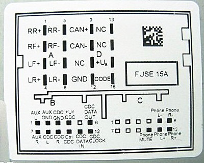 AUX у штатній магнітолі RCD-510/500/310 4