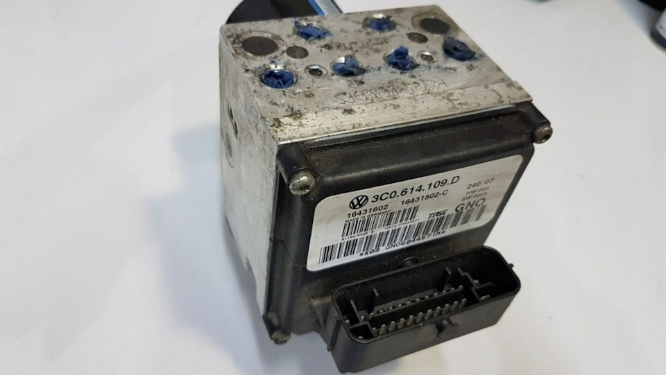 Установка ABS 3C0614109D від Б6 рестайл. 1