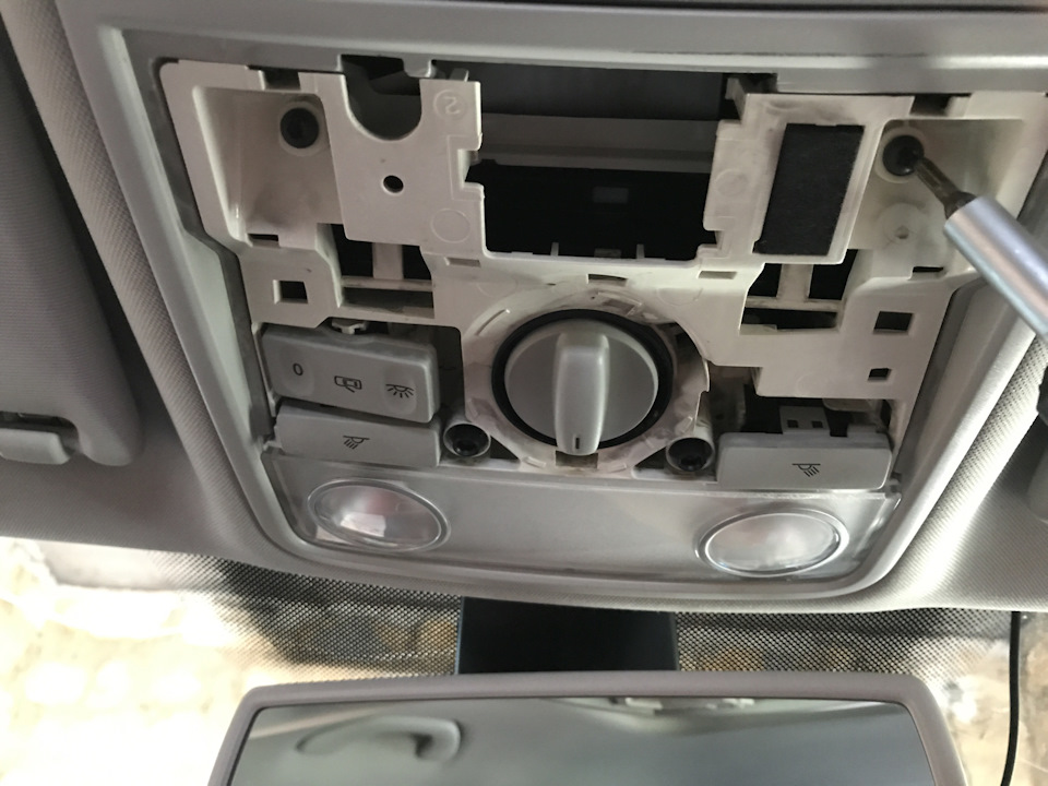 Led освітлення салону passat b6 5
