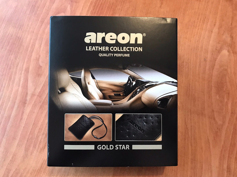 Освіжувач Areon Leather Collection Gold Star 1