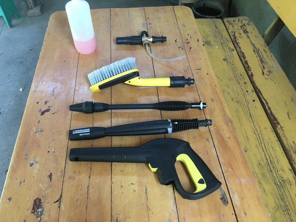 Переробка мийки під пістолет керхер karcher 4
