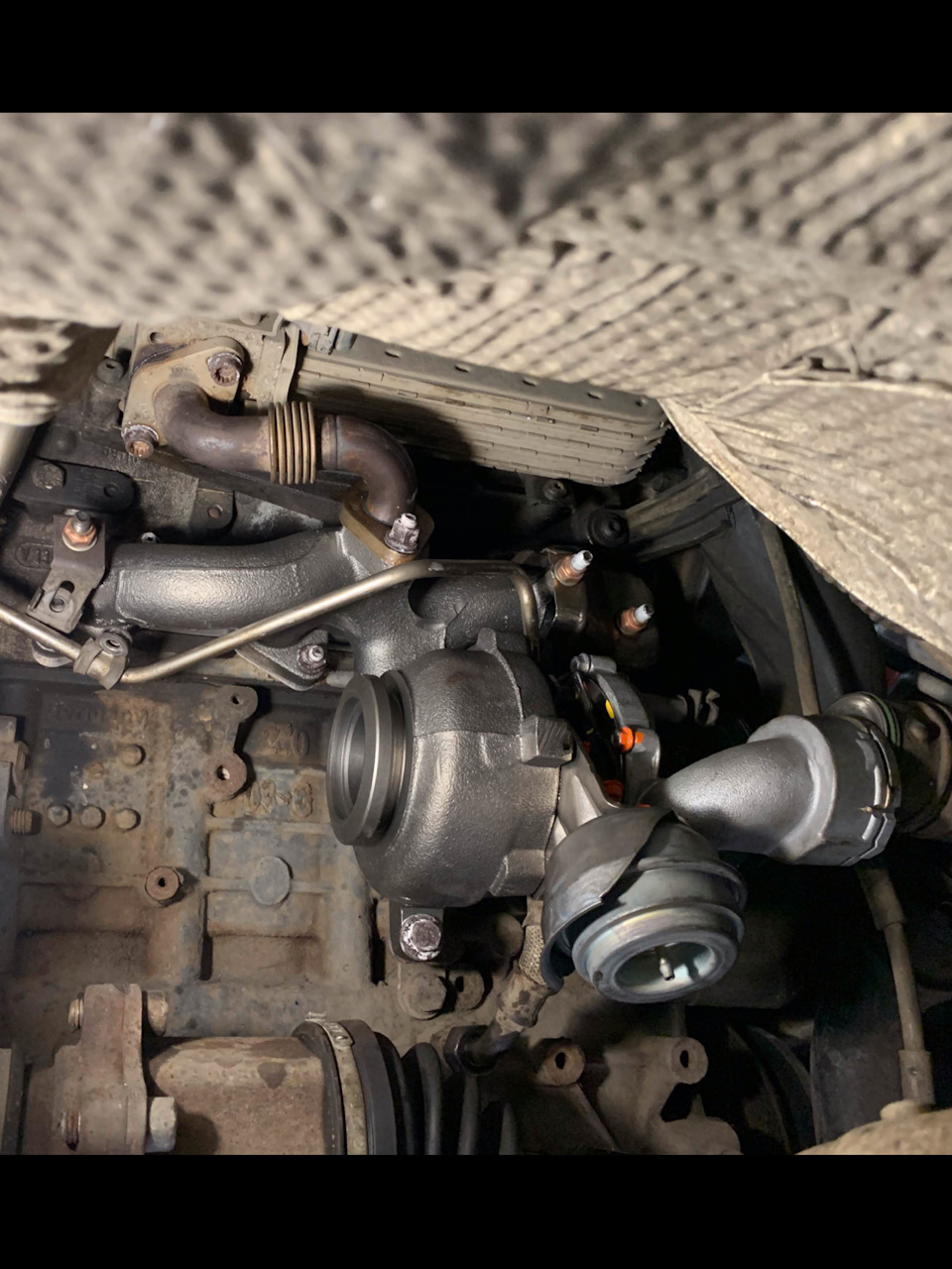 Volkswagen passat b6 ВКР заміна турбіни 5