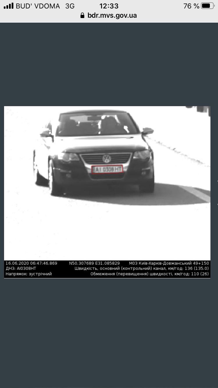 Автофіксація порушень правил дорожнього руху 1