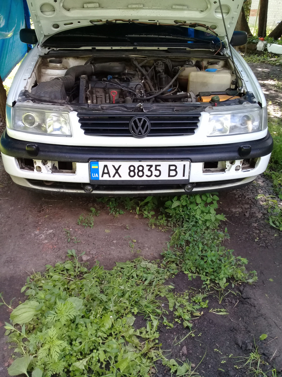 Установка фароомивача Пасат б4 2