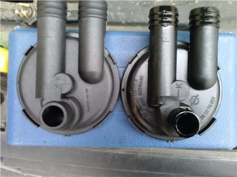 Клапан рециркуляції картерних газів. 4
