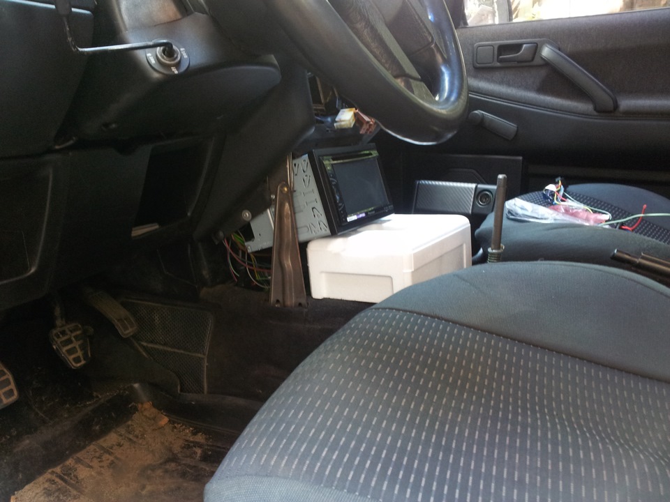 Установка 2din магнітоли в vw b3 1