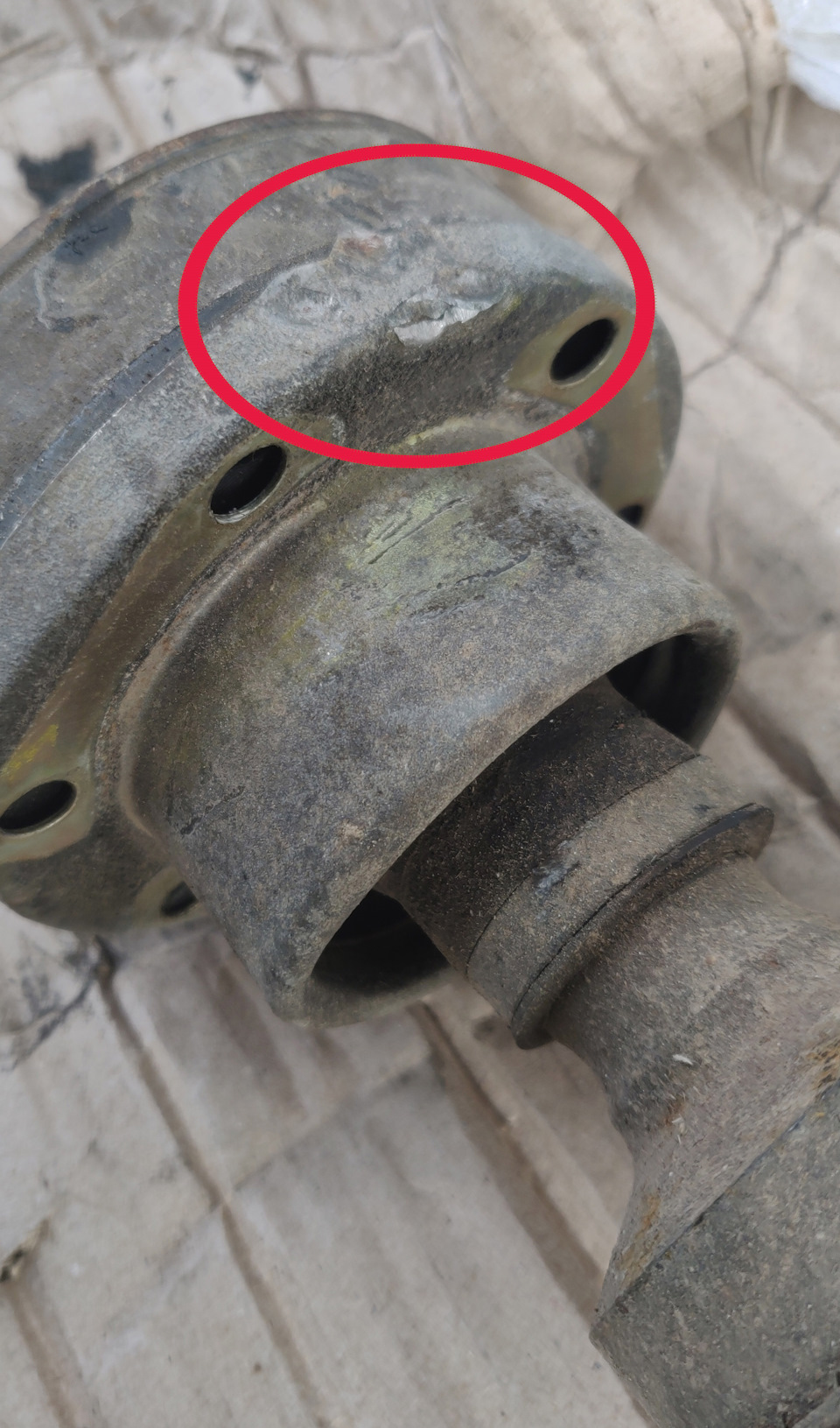 #13 — СВАП Розполовинення кардана Audi/VW 4B0 521 101 P 5